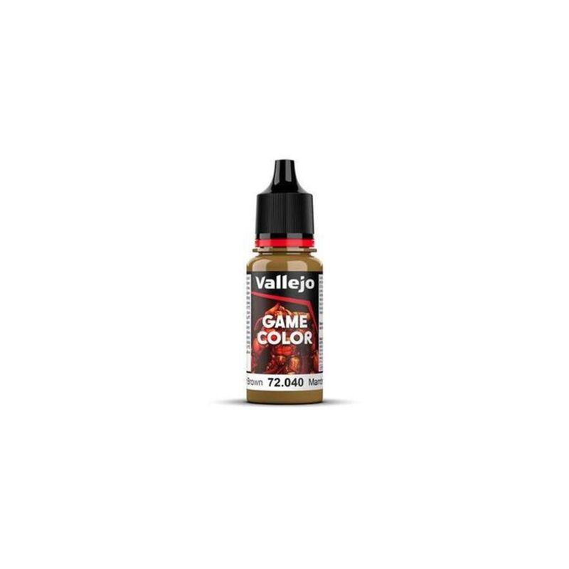 MANUEL VALLEJO - Acrylicos Vallejo Game Color 72040 Marrón Cuero 18 ml