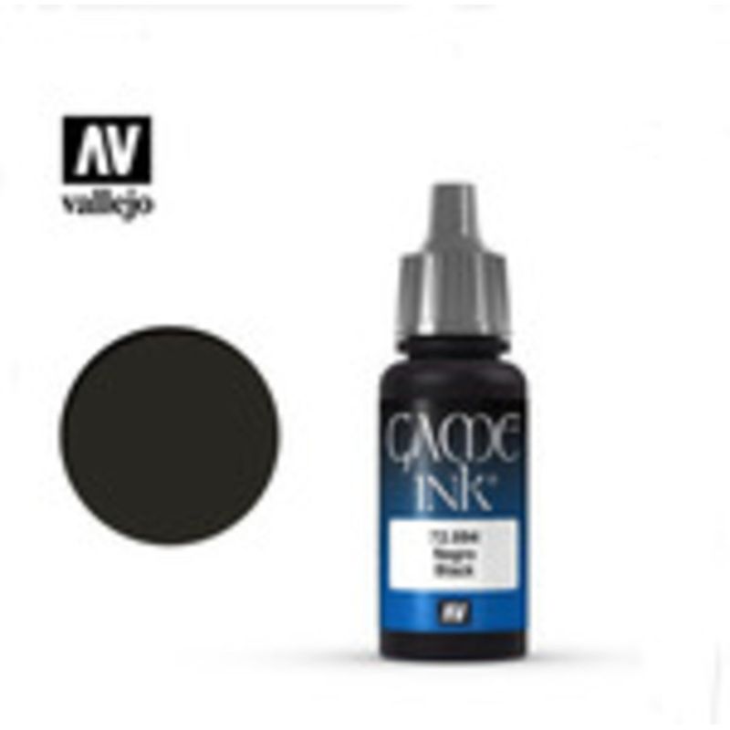 MANUEL VALLEJO - Acrylicos Vallejo Game Color 72094 Negro 18 ml