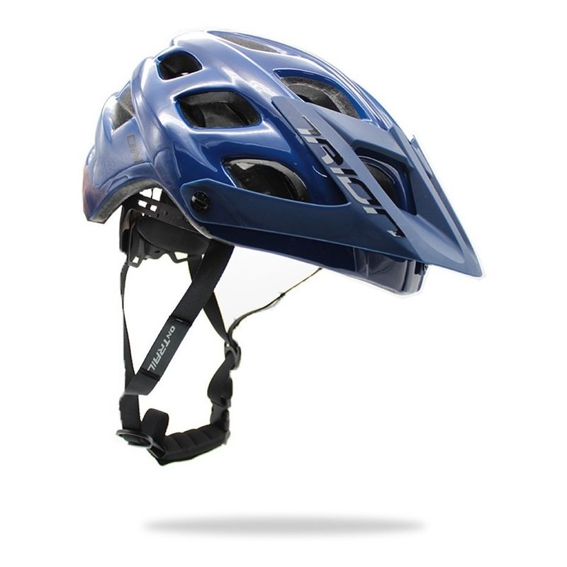 ON TRAIL - Casco De Ciclismo Bicicleta Bici Mtb Runbike Dowhill Azul