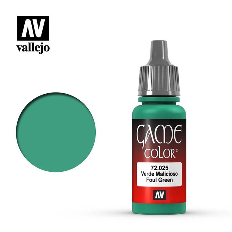 MANUEL VALLEJO - Acrylicos Vallejo Game Color 72025 Verde Malicioso 18 ml