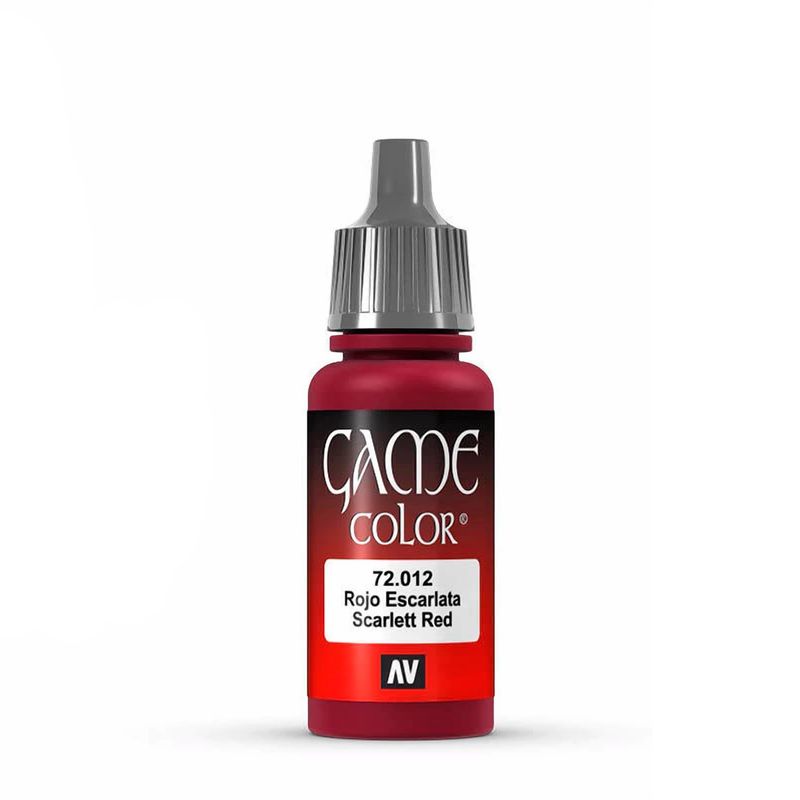 MANUEL VALLEJO - Acrylicos Vallejo Game Color 72012 Rojo Escarlata 18 ml