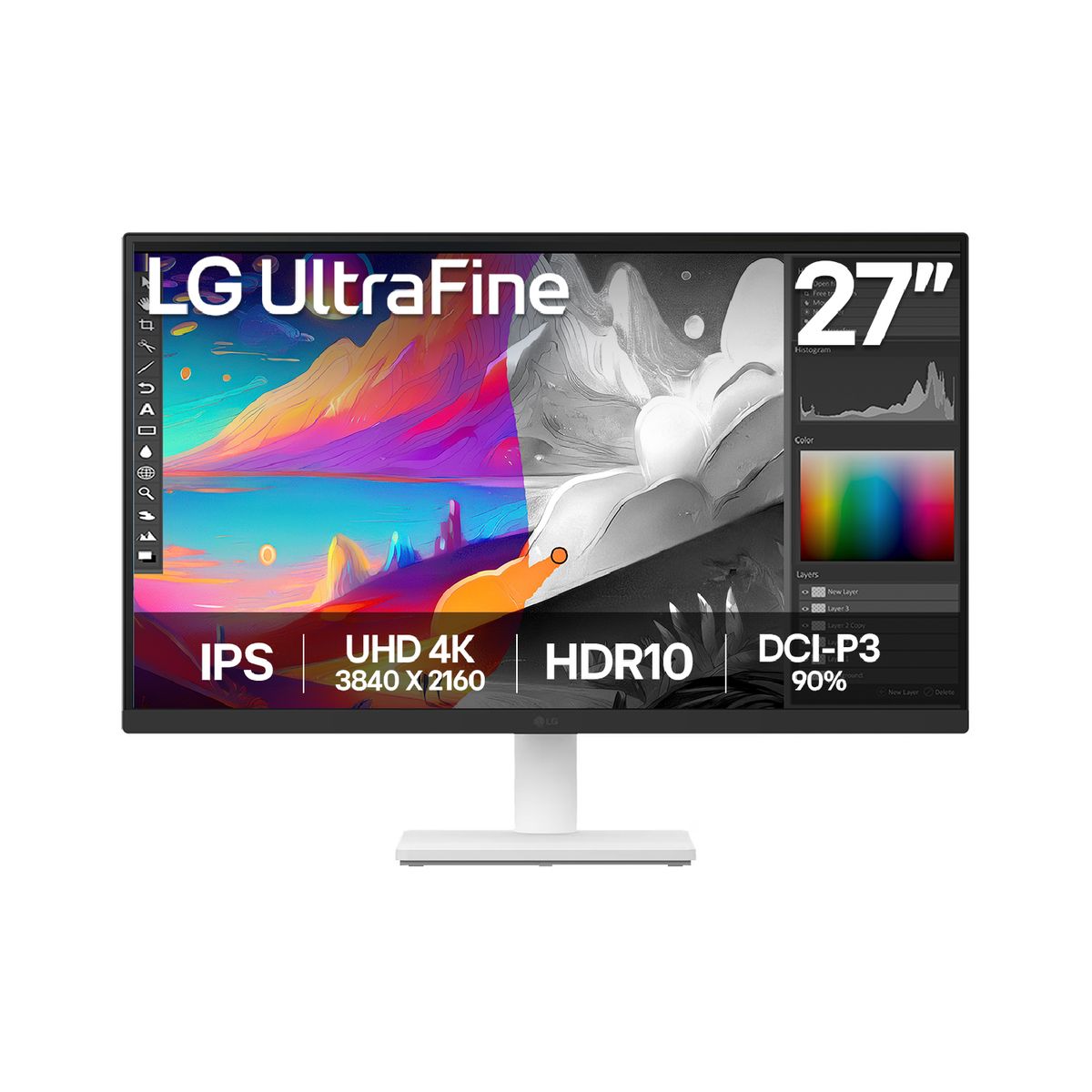 LG - Monitor LG 27US500 IPS UHD 4K 27” Ultrafine 5ms 60Hz