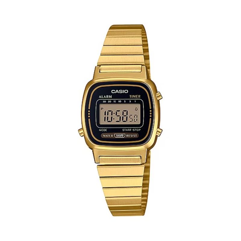 CASIO - Reloj Casio la670wga-1d Original Retro Dama - Dorado