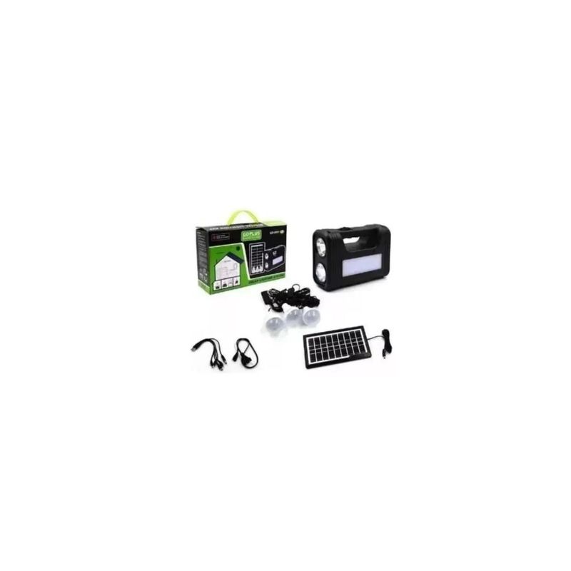 GDLITE - kit solar 3 bombillos arnes