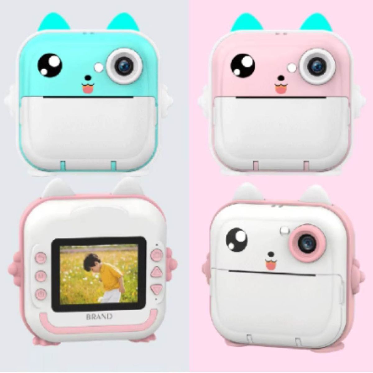 GENERICO - Carama digital instantánea - Impresora Turquesa