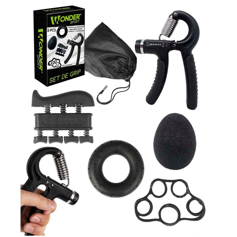 GENERICO - Kit Set De Grip Para Mano x 5 Unidades