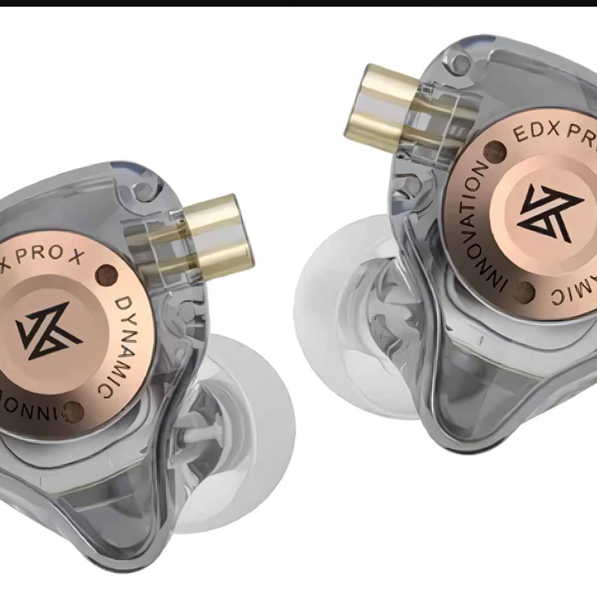 KZ - Audífonos con micrófono KZ EDX PRO X color GRIS HUMO