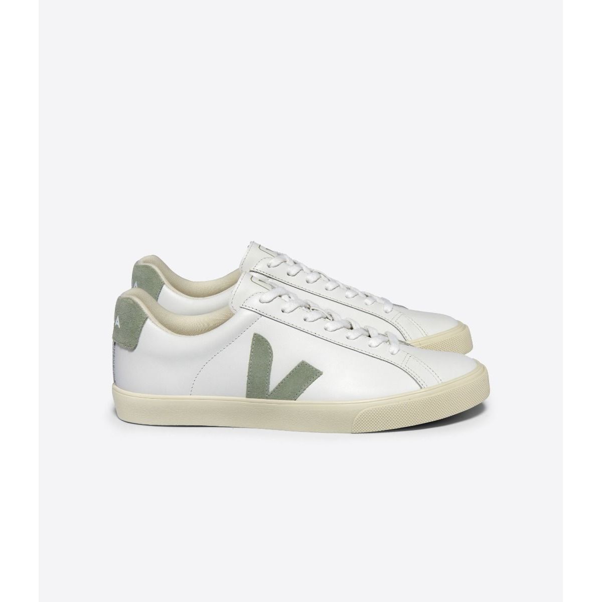VEJA - Tenis veja de mujer esplar leath clay VEJA Blanco TENESPLALOWHIGRE