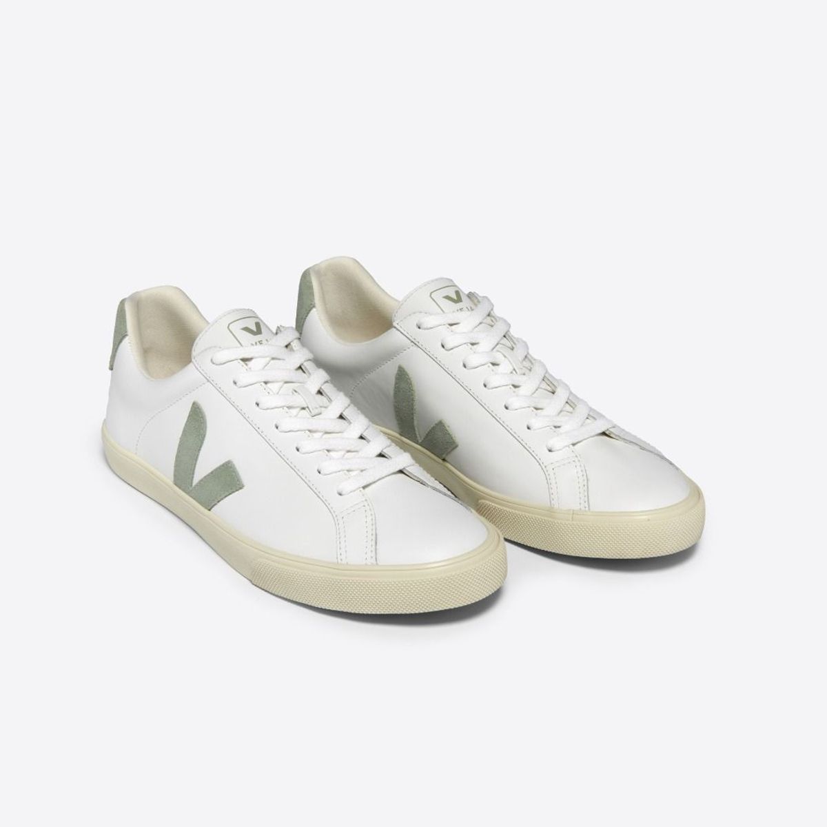 VEJA - Tenis veja de mujer esplar leath clay VEJA Blanco TENESPLALOWHIGRE