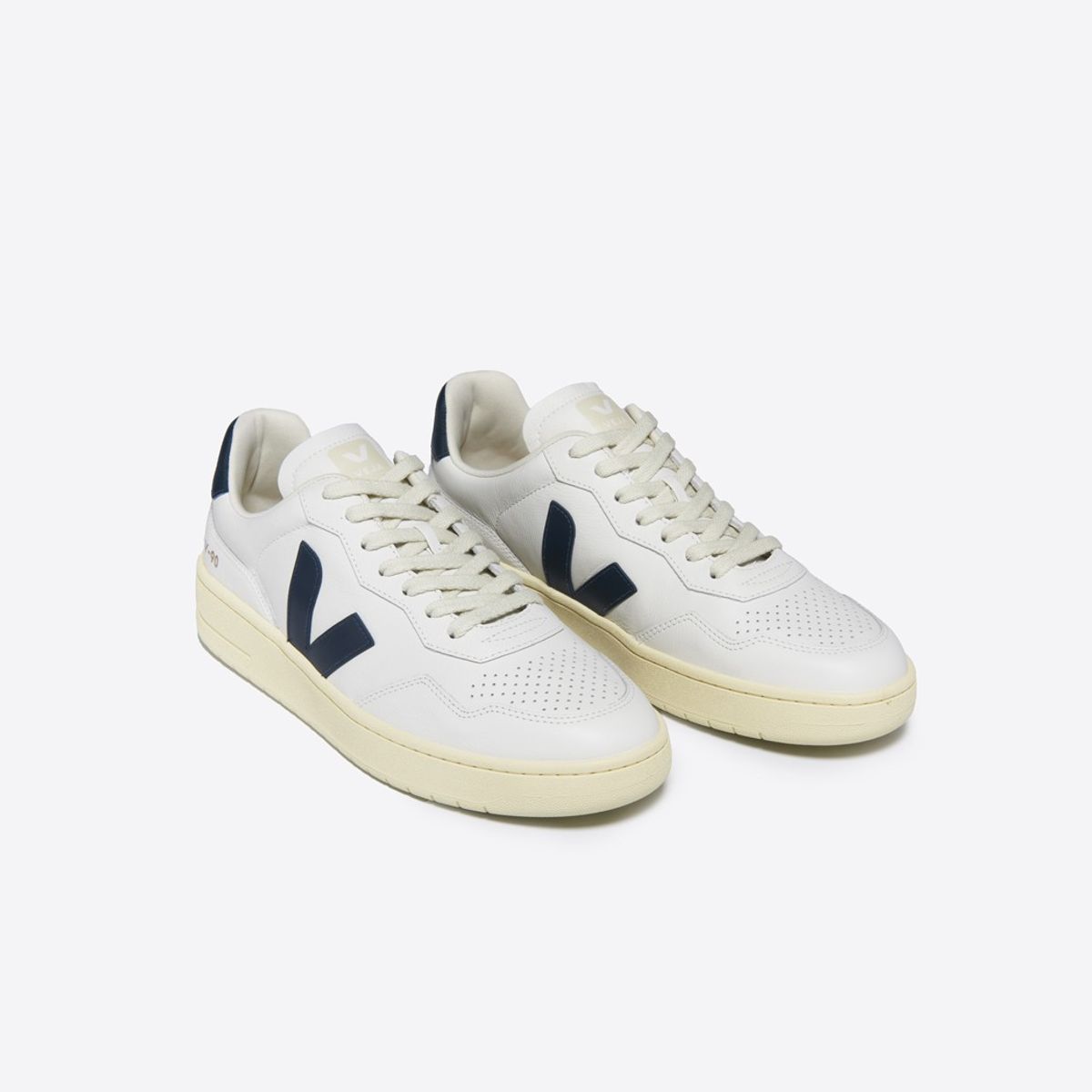 VEJA - Tenis veja de hombre v-90 ot leath VEJA Blanco TENIV90OTWHITB