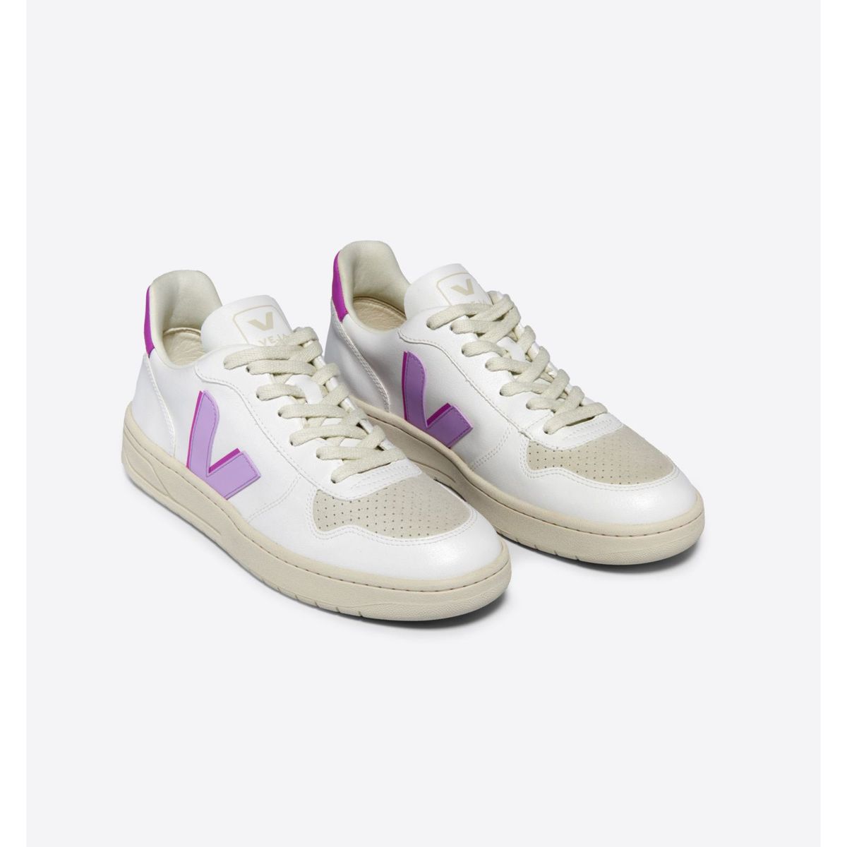 VEJA - Tenis veja de mujer v-10 cwl VEJA Blanco TENV10CWLWWHIPUR
