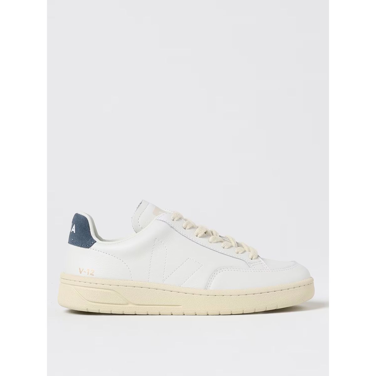 VEJA - Tenis veja de hombre v-12 stitch VEJA Blanco TENV12STITCHMWHITE
