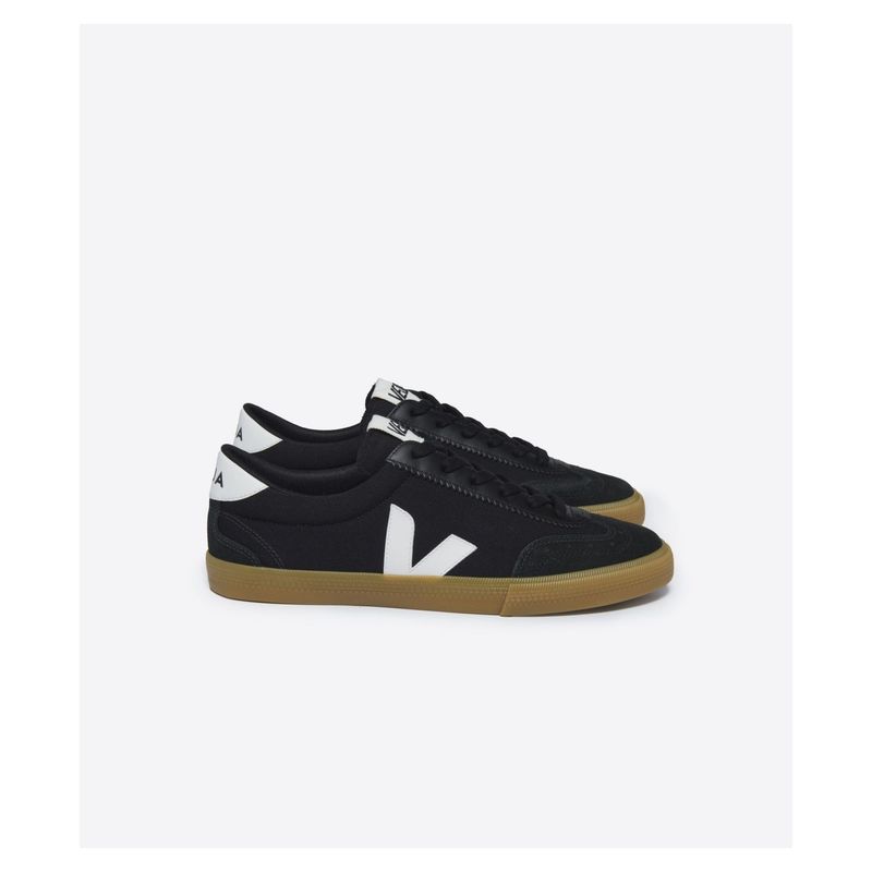 VEJA - Tenis veja de mujer volley canvas VEJA Negro TENVOLLCANVWBLK