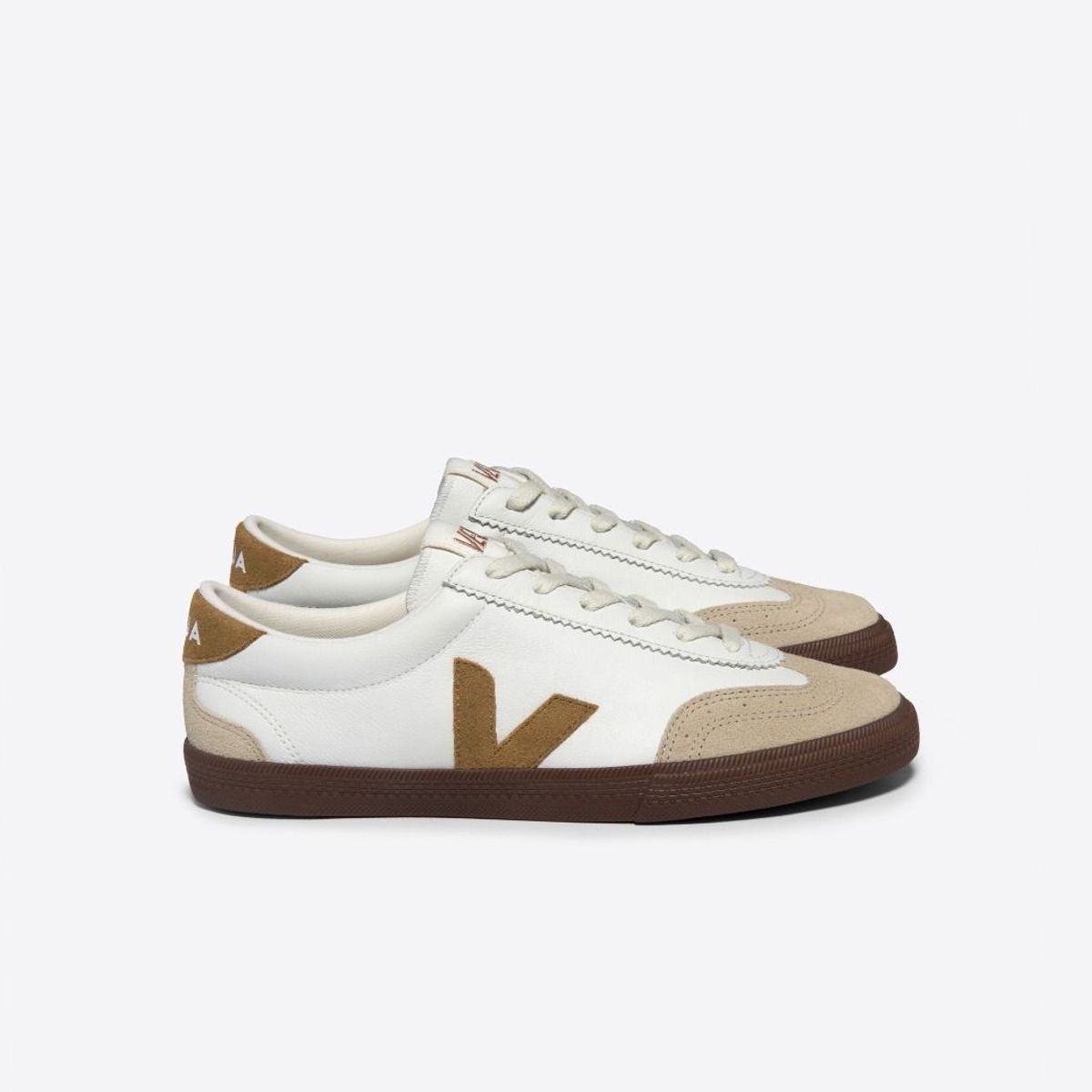 VEJA - Tenis veja de mujer volley ot leath VEJA Blanco TENVOLLEYOTWWHIB
