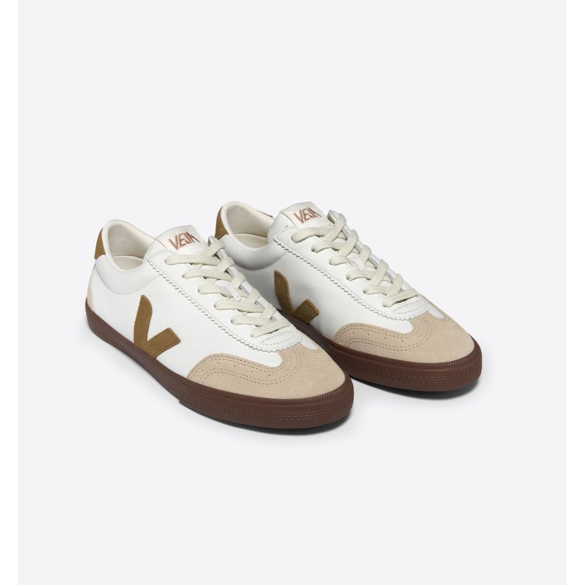 VEJA - Tenis veja de mujer volley ot leath VEJA Blanco TENVOLLEYOTWWHIB