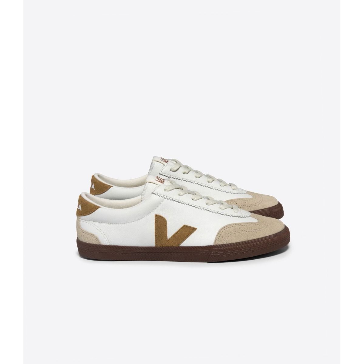 VEJA - Tenis veja de mujer volley ot leath VEJA Blanco TENVOLLEYOTWWHIB