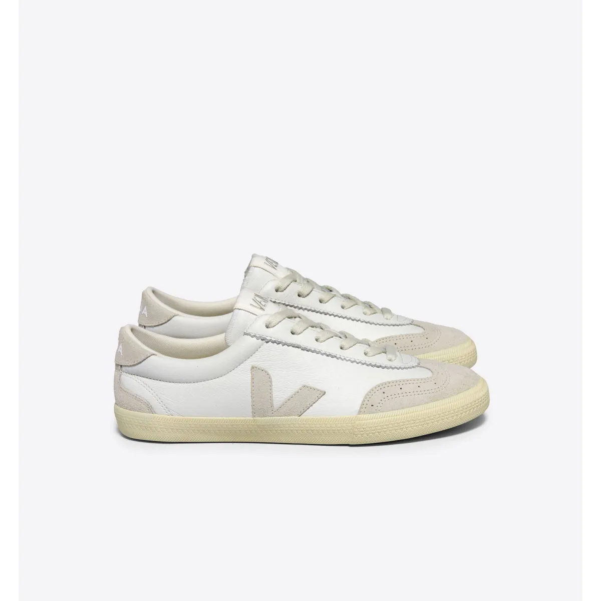 VEJA - Tenis veja de mujer volley ot leath VEJA Blanco TENVOLLEYOTWWHIW