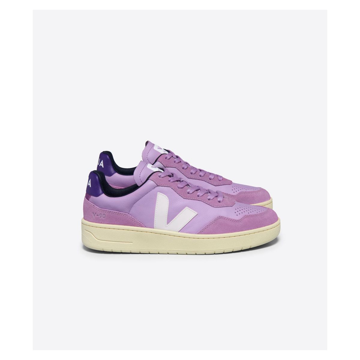 VEJA - Tenis veja de mujer v-90 ot leath VEJA Morado TENVOTWPINK