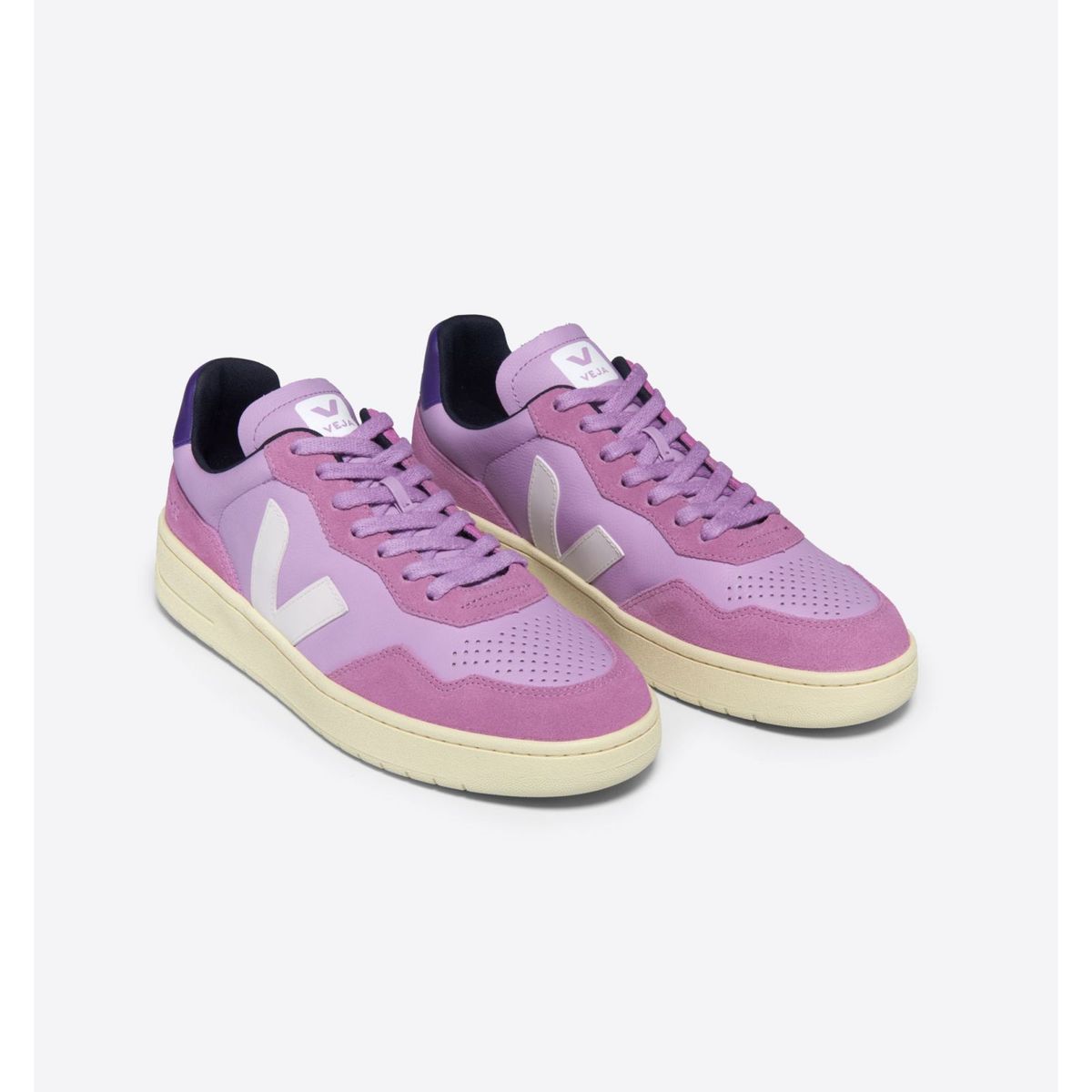 VEJA - Tenis veja de mujer v-90 ot leath VEJA Morado TENVOTWPINK
