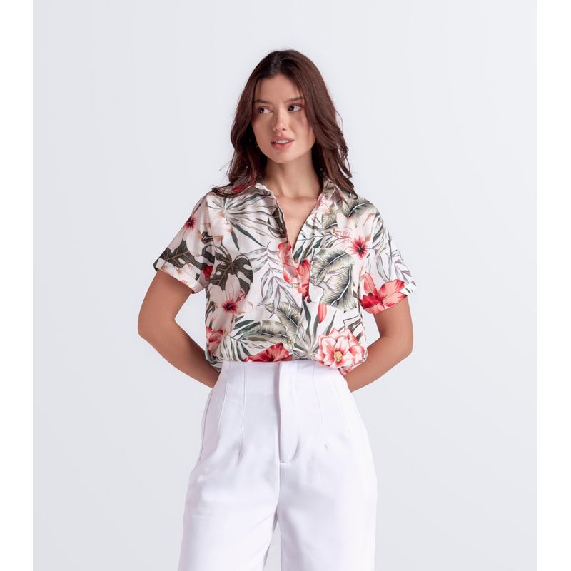 DEREK - Camisa Para Mujer Estampada Derek