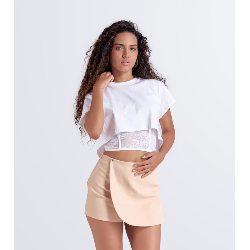 DEREK - Camiseta Para Mujer Con Corset Derek