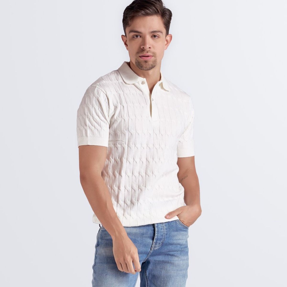 UNSER - Polo Para Hombre Tejido Slim Unser
