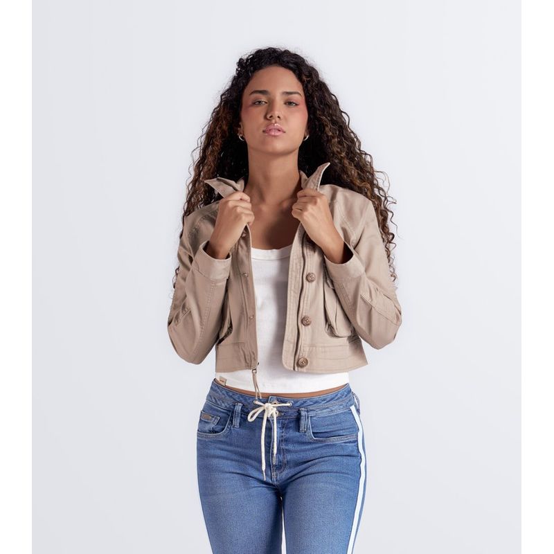 UNSER - Chaqueta Para Mujer Tipo Cargo Unser