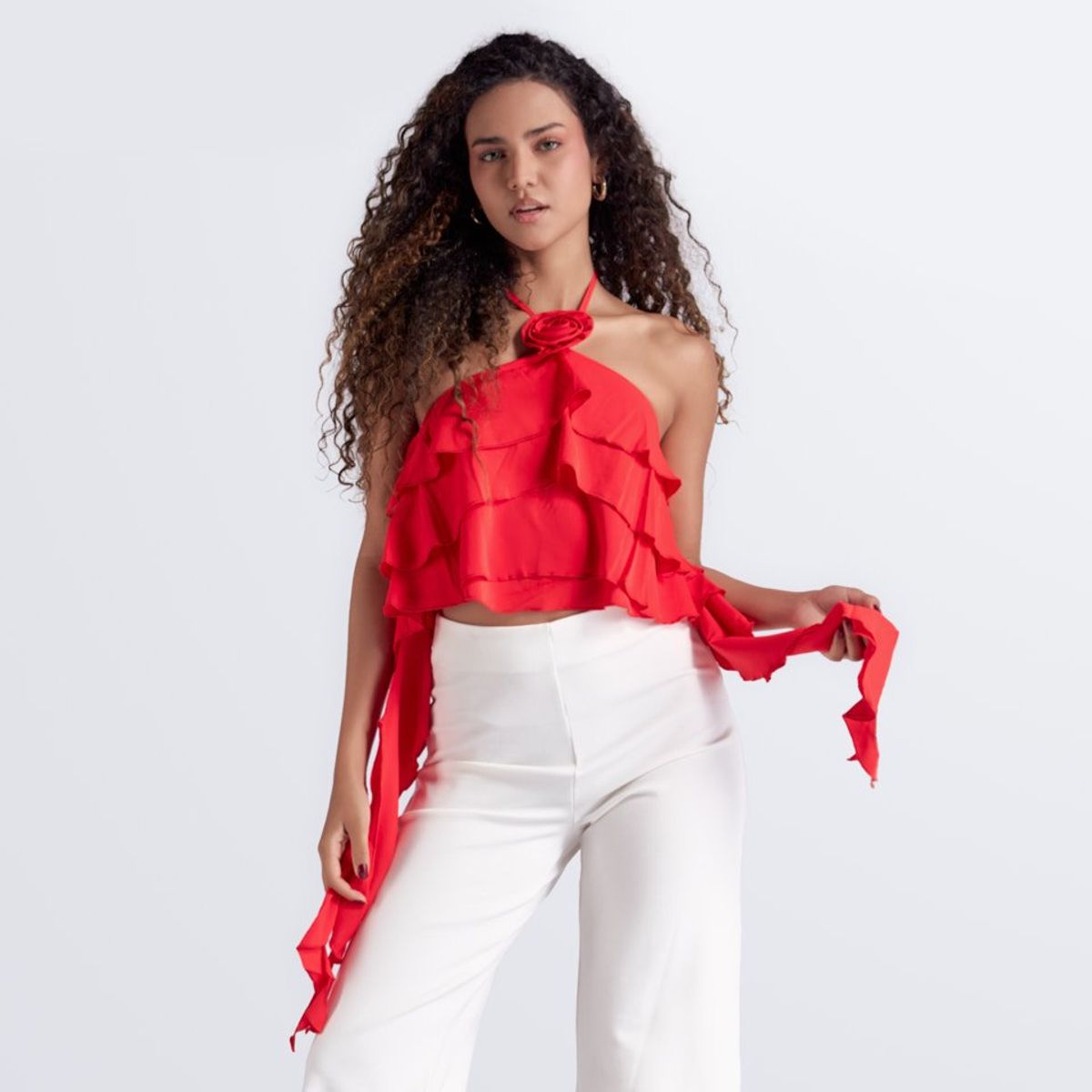 DEREK - Blusa Para Mujer Con Escote Derek