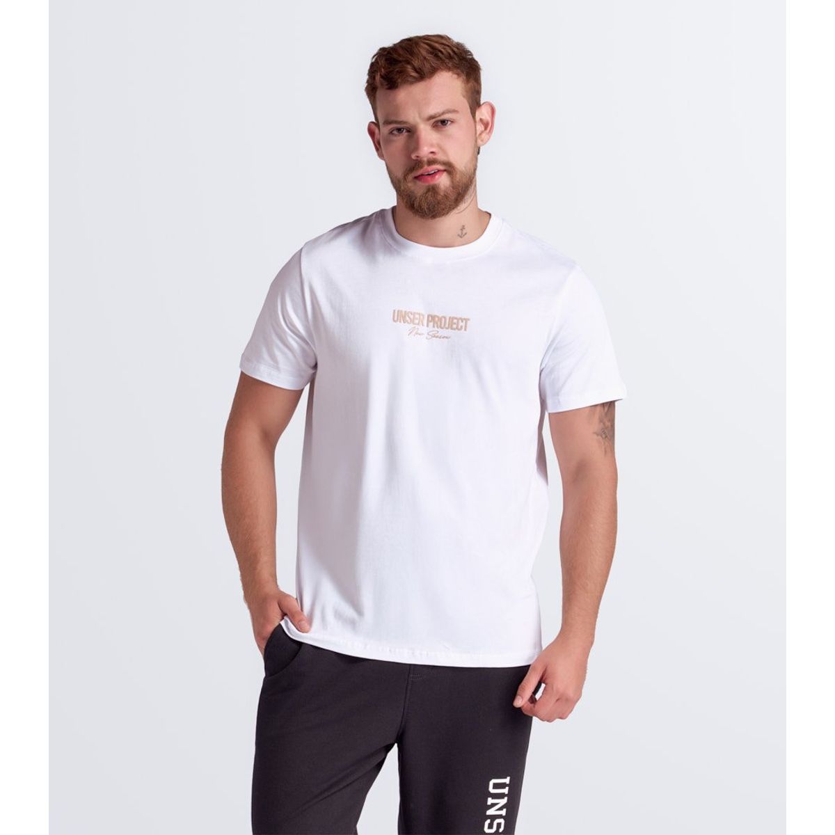 UNSER - Camiseta Para Hombre Estampada Unser