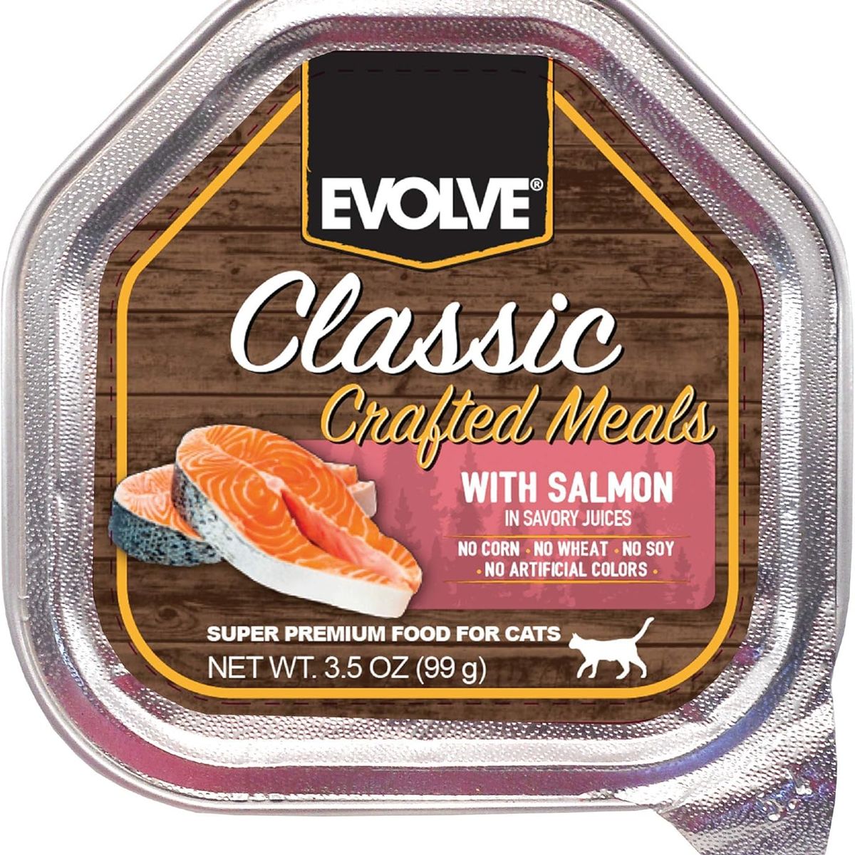 EVOLVE - Alimento Húmedo Evolve Cat Salmón Bandeja 99gr