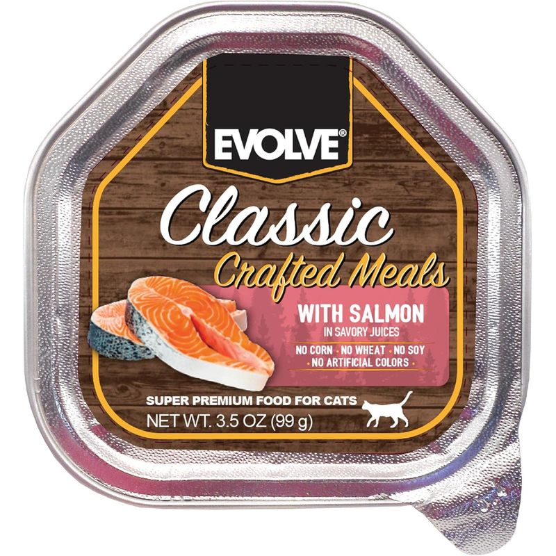 EVOLVE - Alimento Húmedo Evolve Cat Salmón Bandeja 99gr