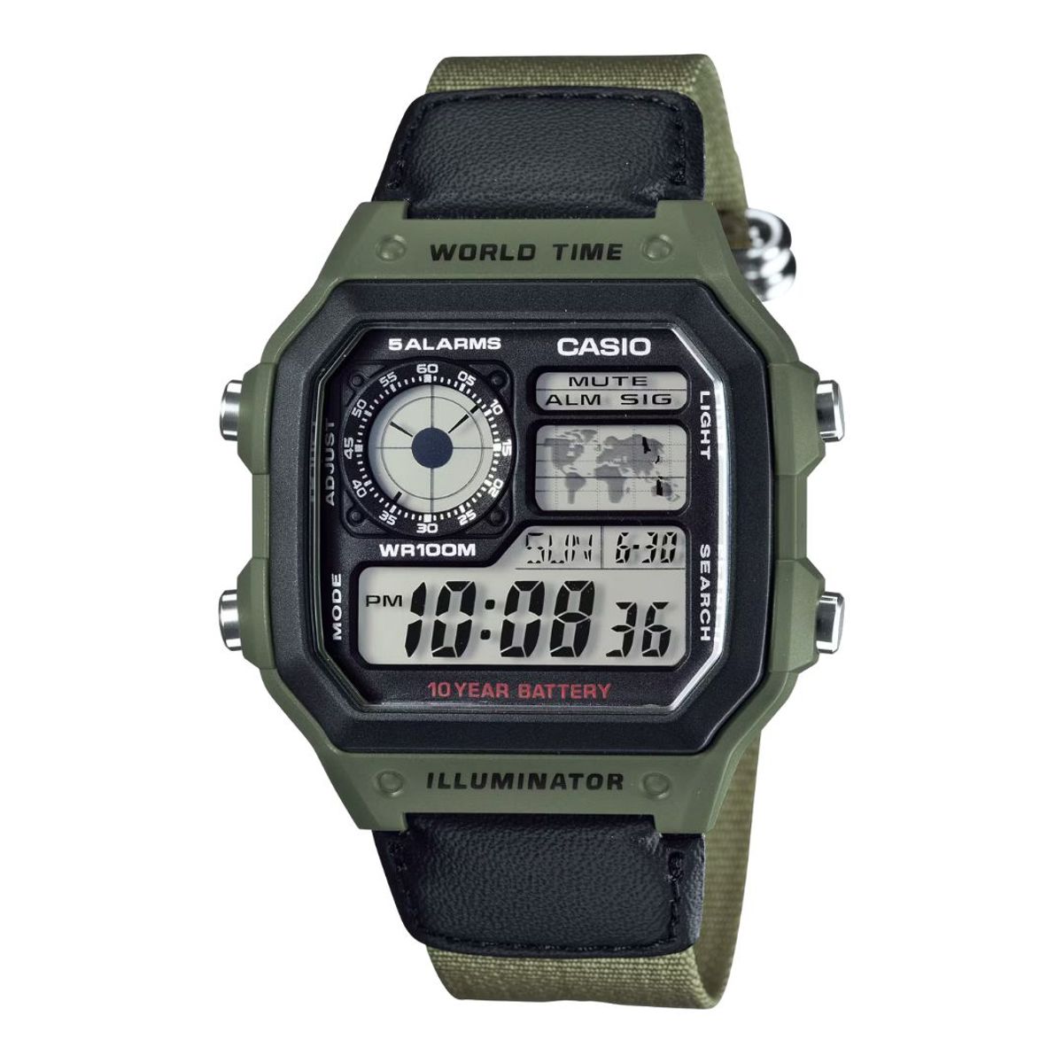 CASIO - Reloj Casio Referencia AE-1200WHB-3B Diseño Deportivo