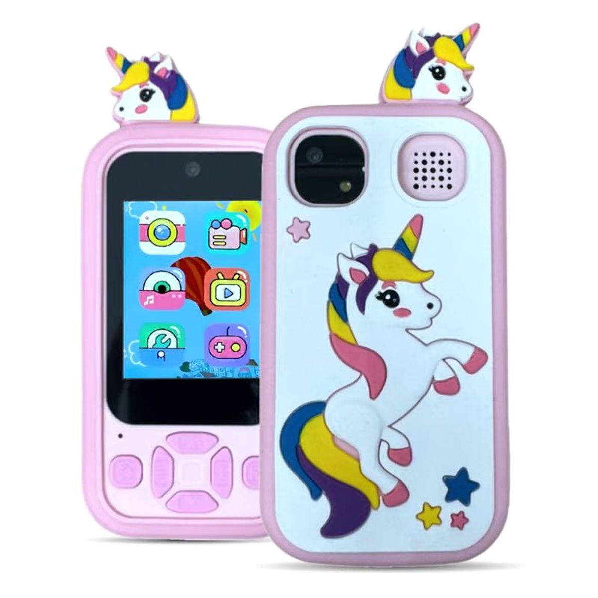 AMERICAN GENERICS - Teléfono Celular De Juguete Dual Cámara Kids 1080p Hd Selfie