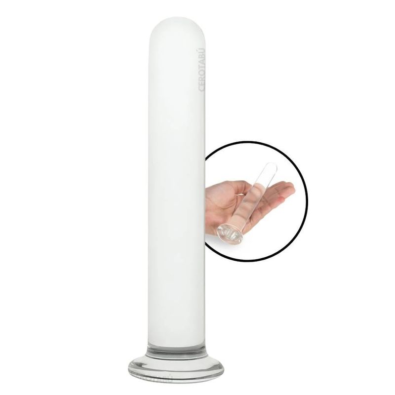 GENERICO - Dildo Consolador Anal Vaginal Vidrio Talla M Juguete Sexual