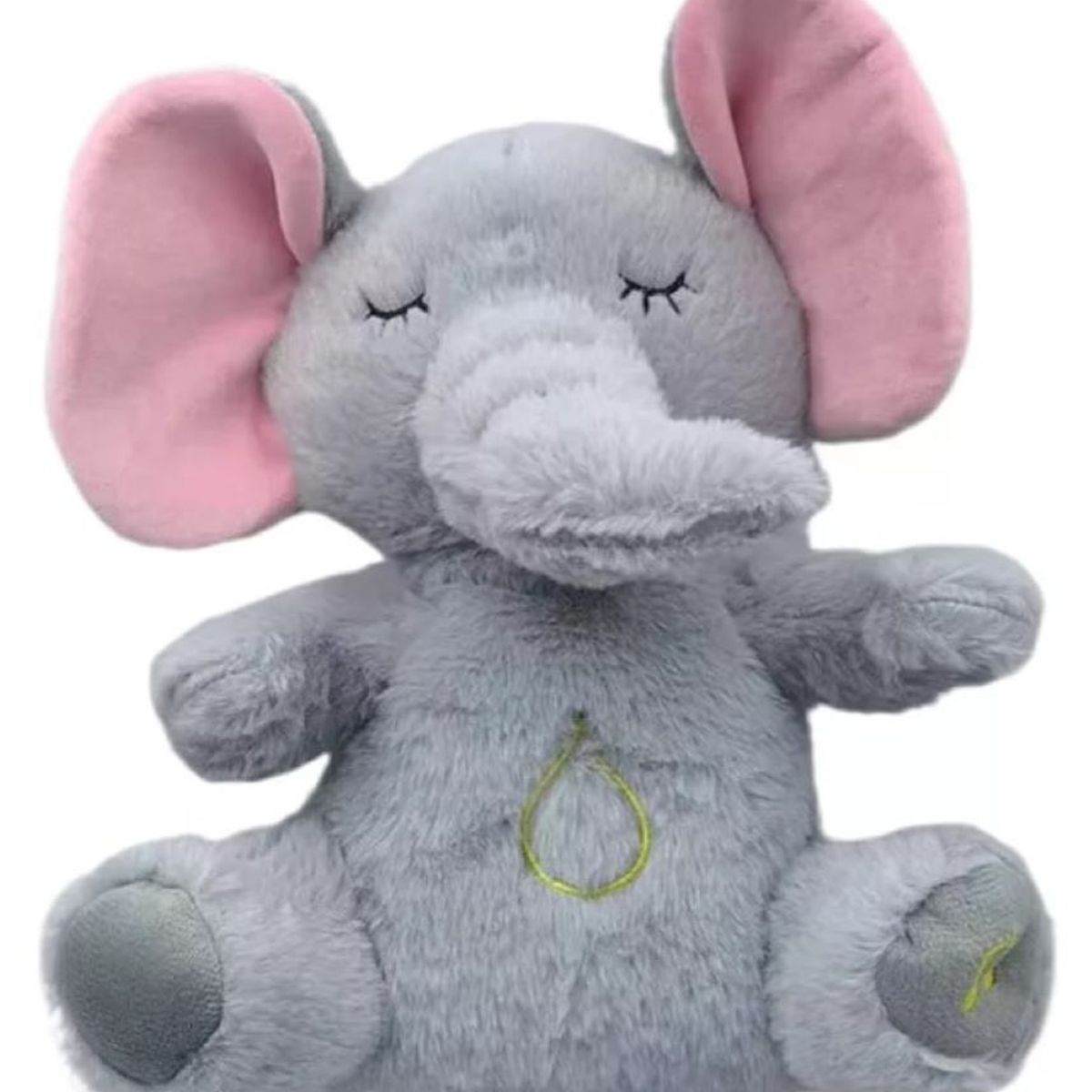 ZHOPI CO - Peluche Elefante Que Respira Recargable Con Luz y Sonido