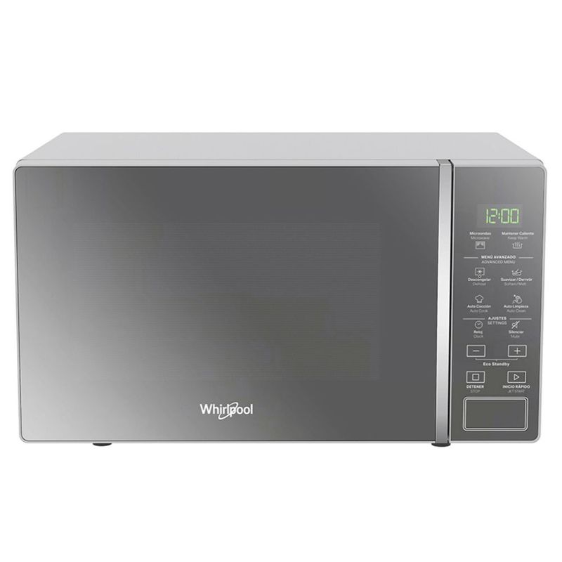 WHIRLPOOL - Horno Microondas WHIRLPOOL 20 Litros WM1807D Gris