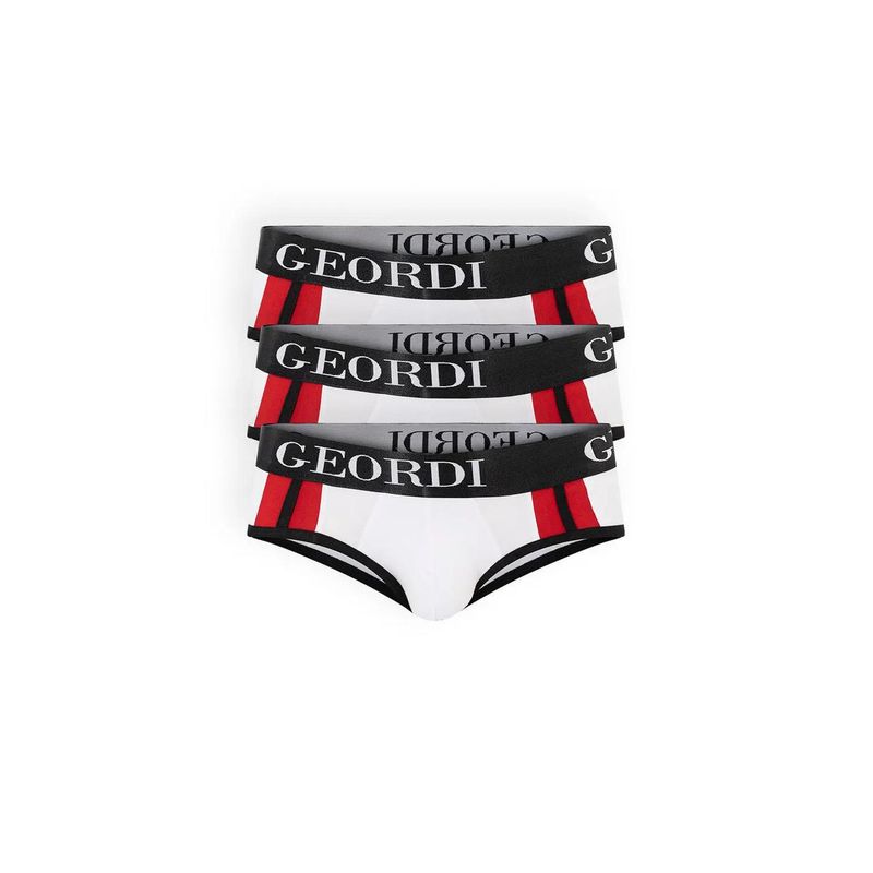 DIANE & GEORDI - Brief (Pack X3)(5178) - Blanco