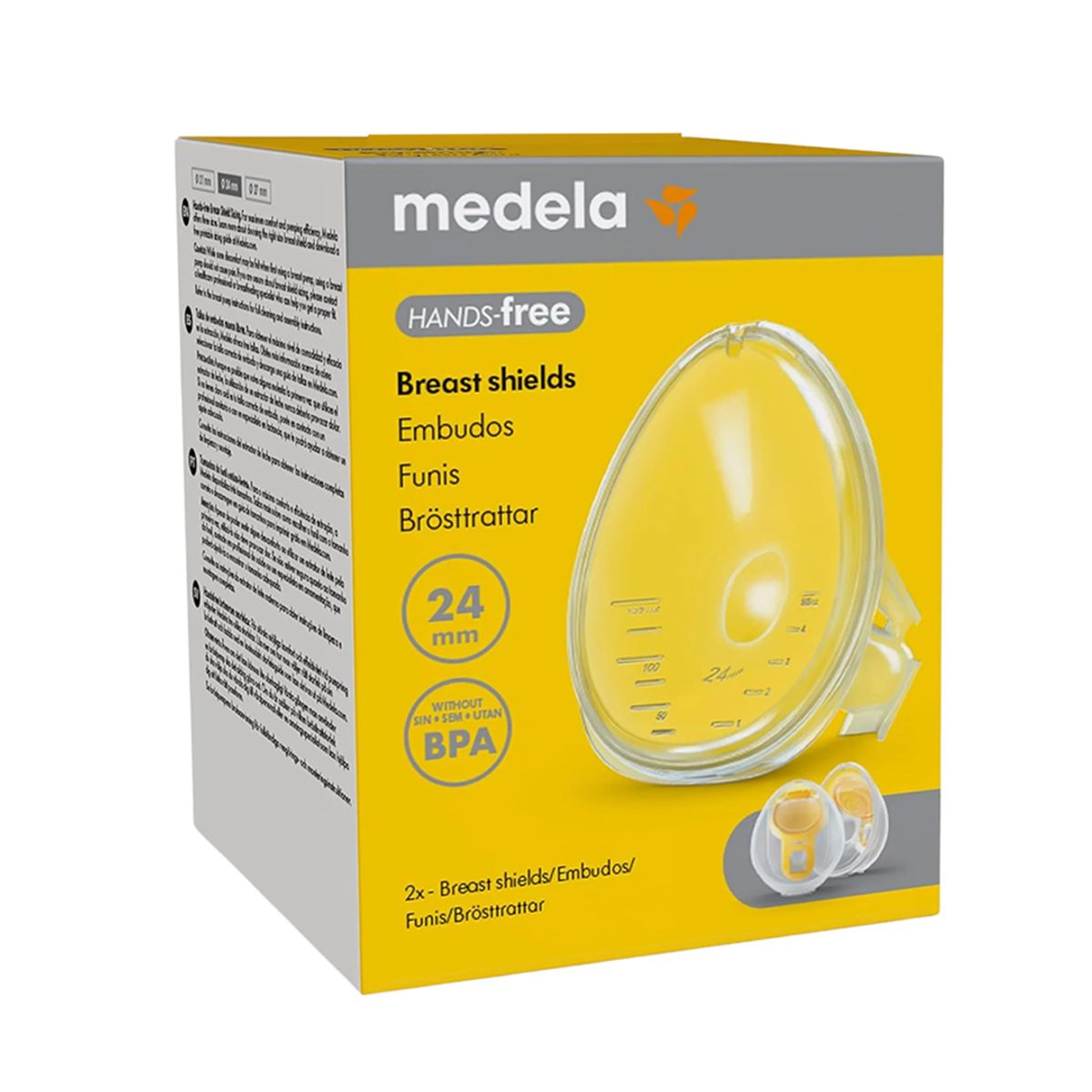 MEDELA - Repuesto Embudo Swing maxi Hands Free X 2 Und Talla M:24 mm