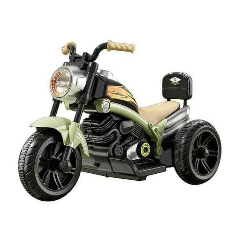 ROADMASTER - Moto Electrica Montable Niño Niña De 1 A 5 Años Harley Verde