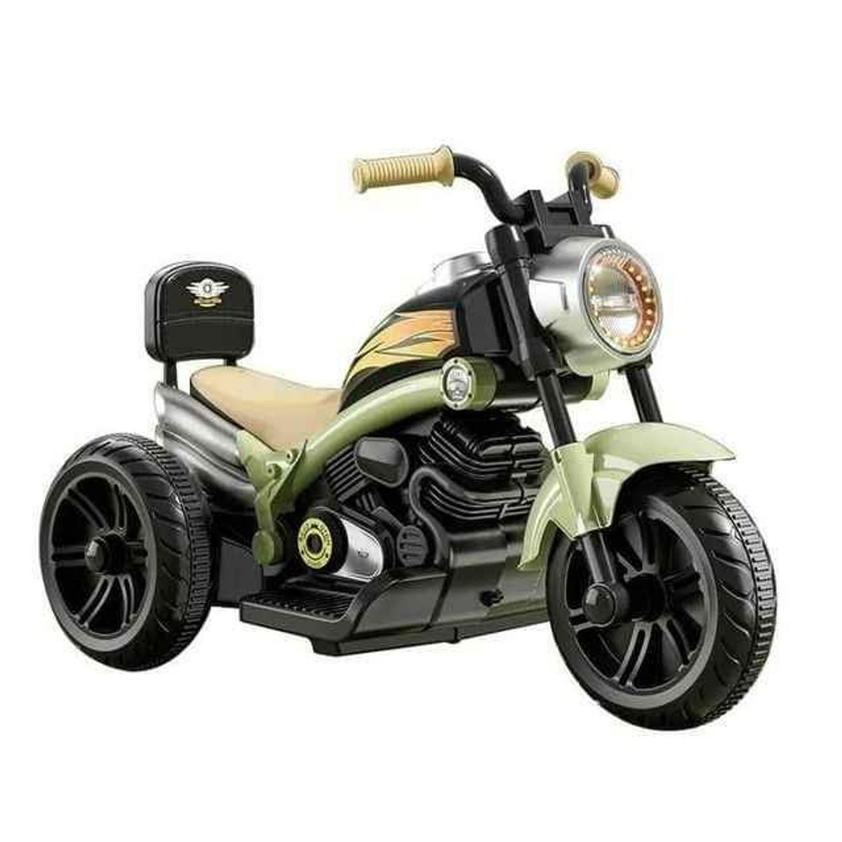 ROADMASTER - Moto Electrica Montable Niño Niña De 1 A 5 Años Harley Verde