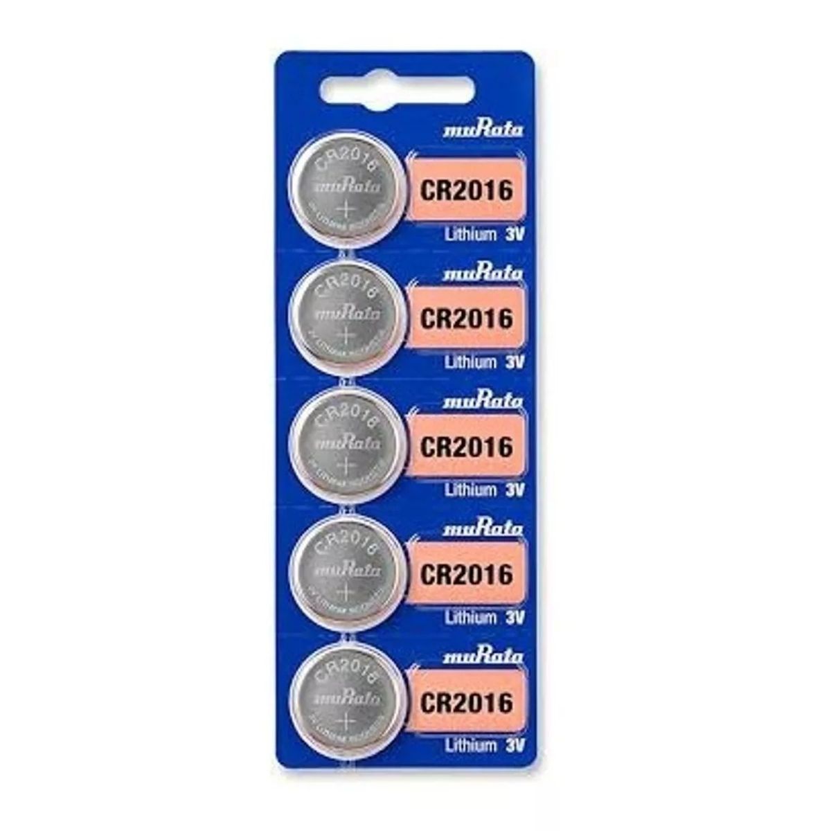SONY - Batería Pila Cr2016 Nueva muRata/Sony Original Litio, 3v, Pack X 5