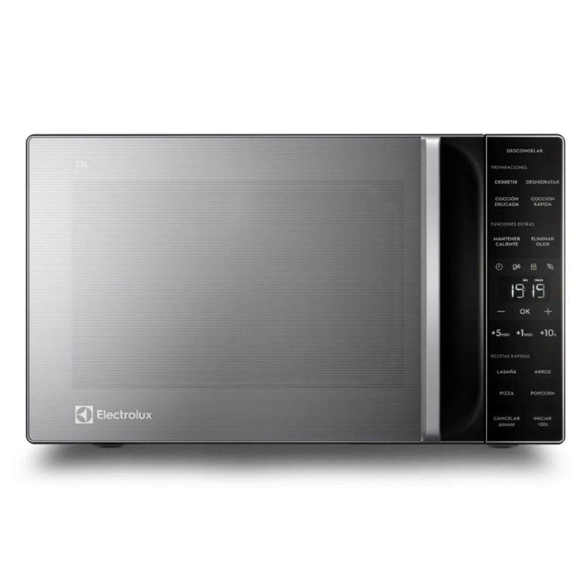 ELECTROLUX - Horno Microondas ELECTROLUX 25 Litros EMDY25S0MXM Gris