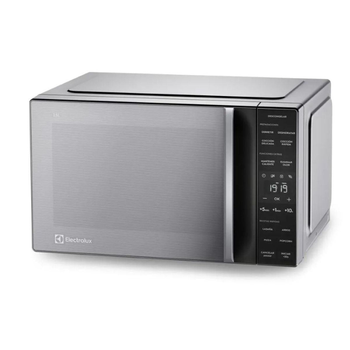 ELECTROLUX - Horno Microondas ELECTROLUX 25 Litros EMDY25S0MXM Gris