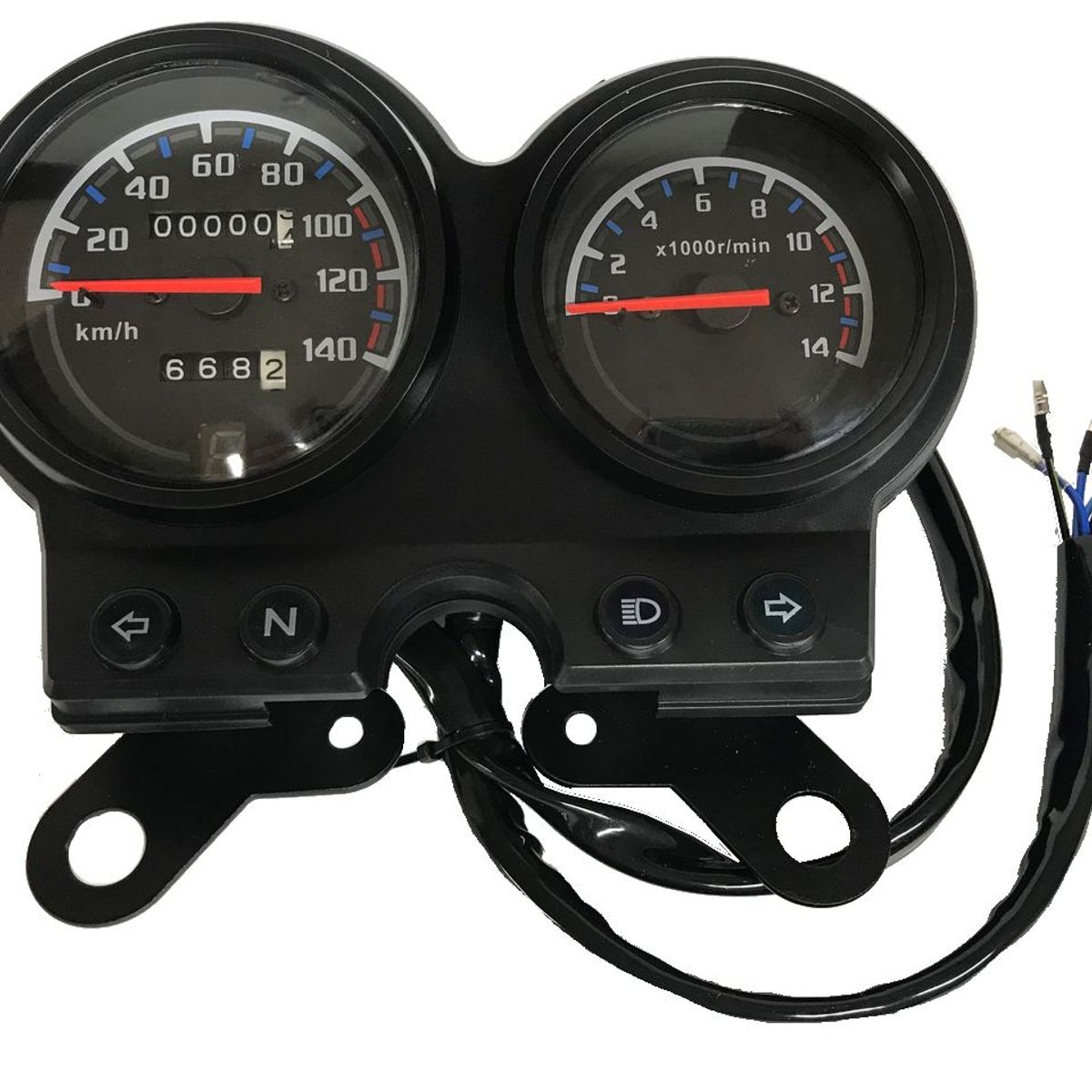 GENERICO - VELOCIMETRO / TACOMETRO AKT NKD 125 ANÁLOGO