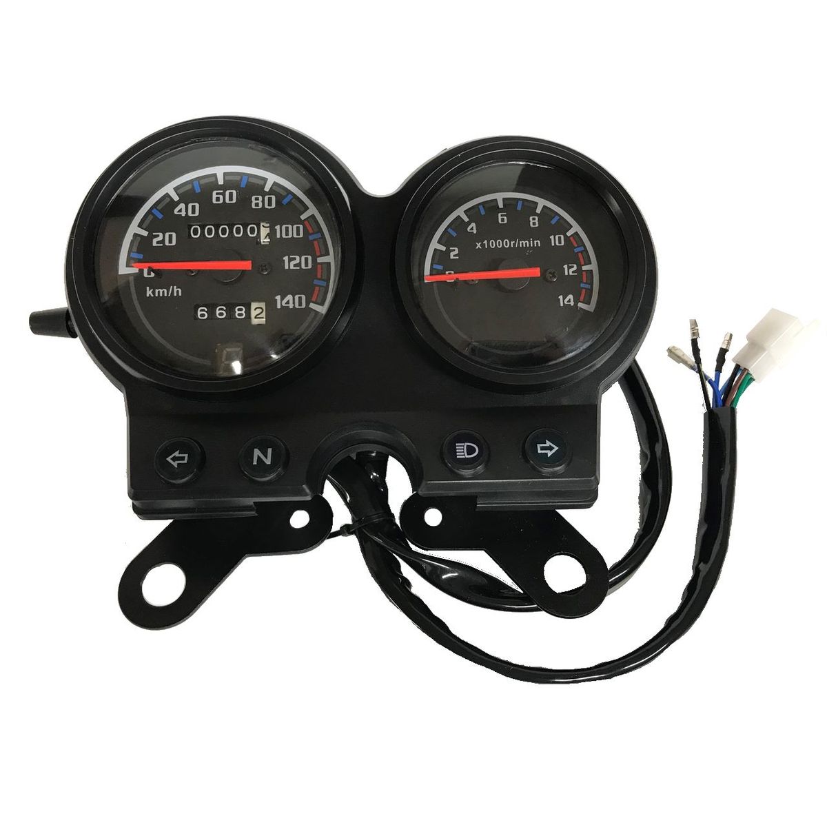 GENERICO - VELOCIMETRO / TACOMETRO AKT NKD 125 ANÁLOGO