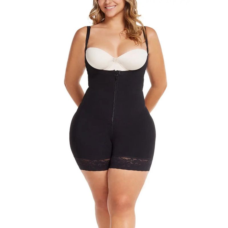 DIANE & GEORDI - Faja moldeadora short senos libres PowerControl DC96L9 - Negro_.