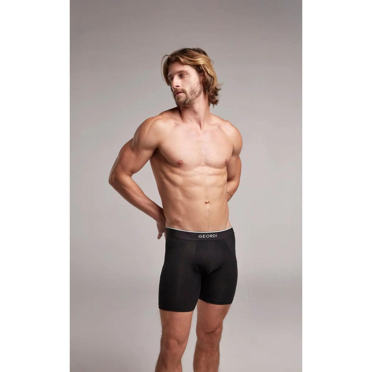 DIANE & GEORDI - Bóxer largo (2333) - Negro