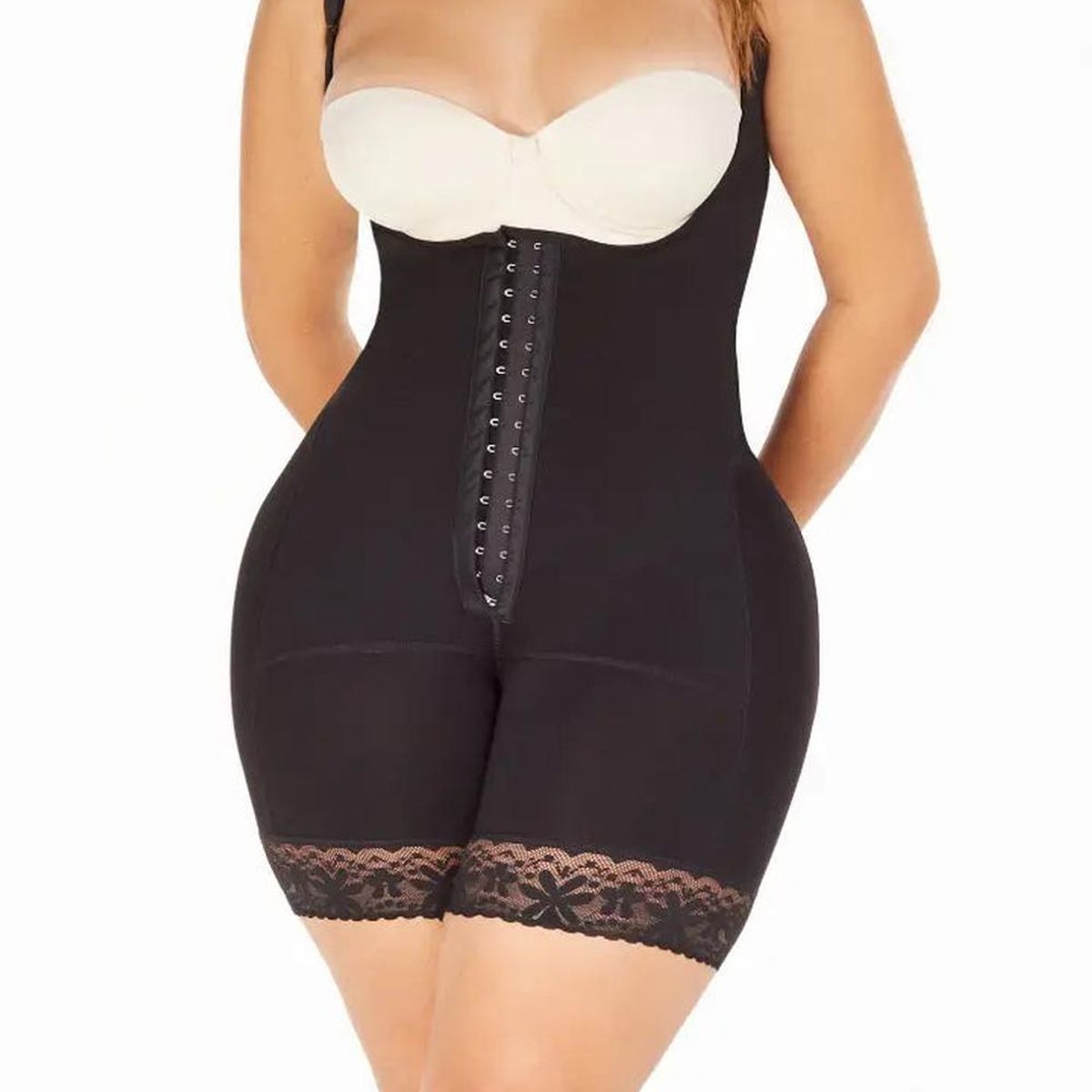 DIANE & GEORDI - Faja moldeadora short corto senos libres Powerlight (3639) - Negro