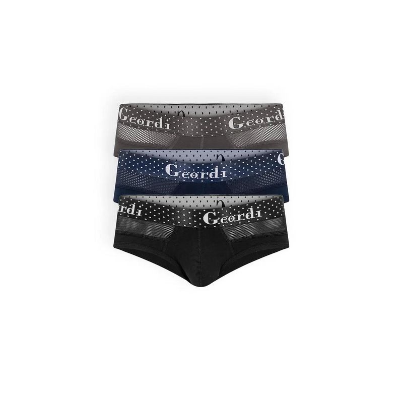 DIANE & GEORDI - Brief Pack X3GG03L6 - Blanco