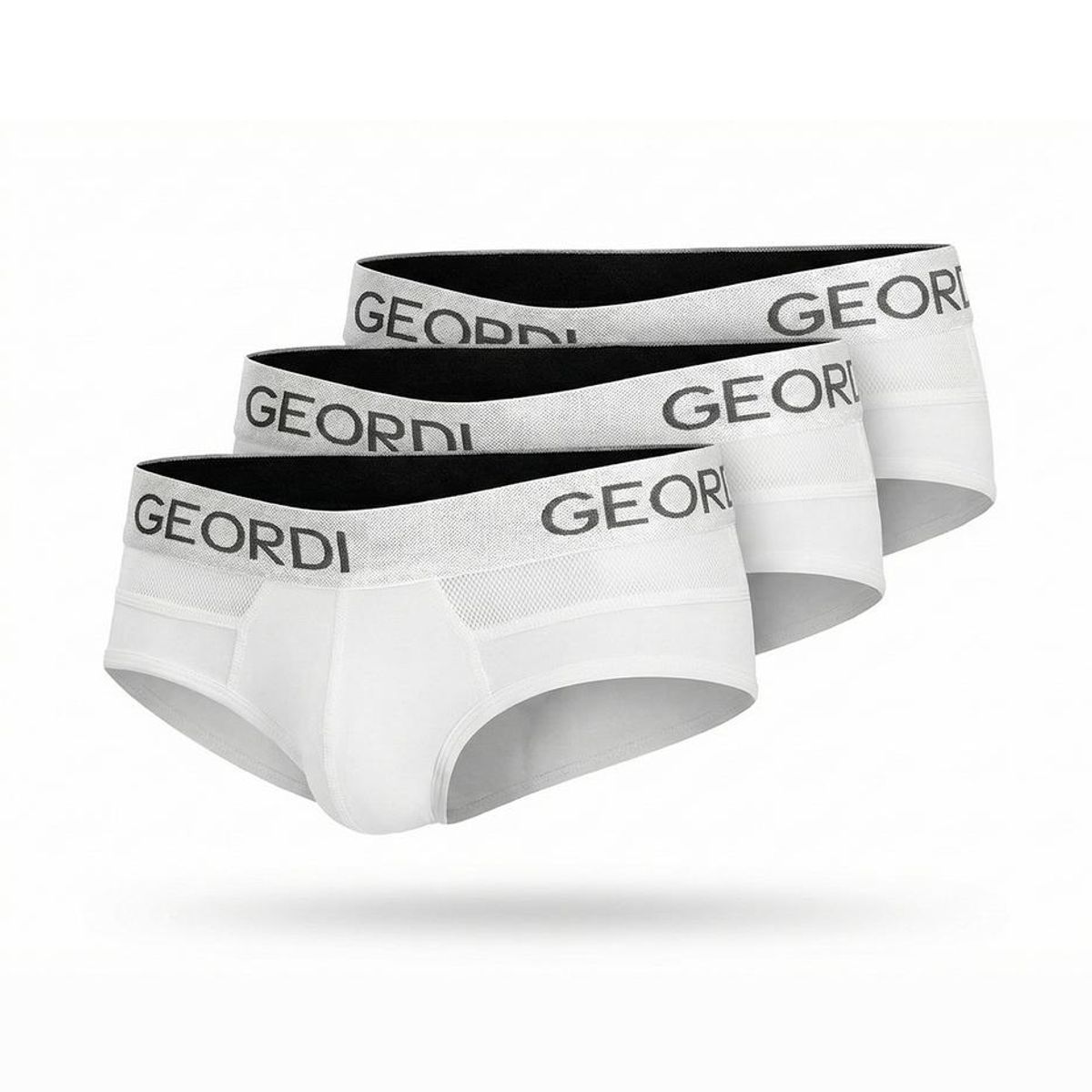 DIANE & GEORDI - Brief Pack X3GG03L6 - Blanco